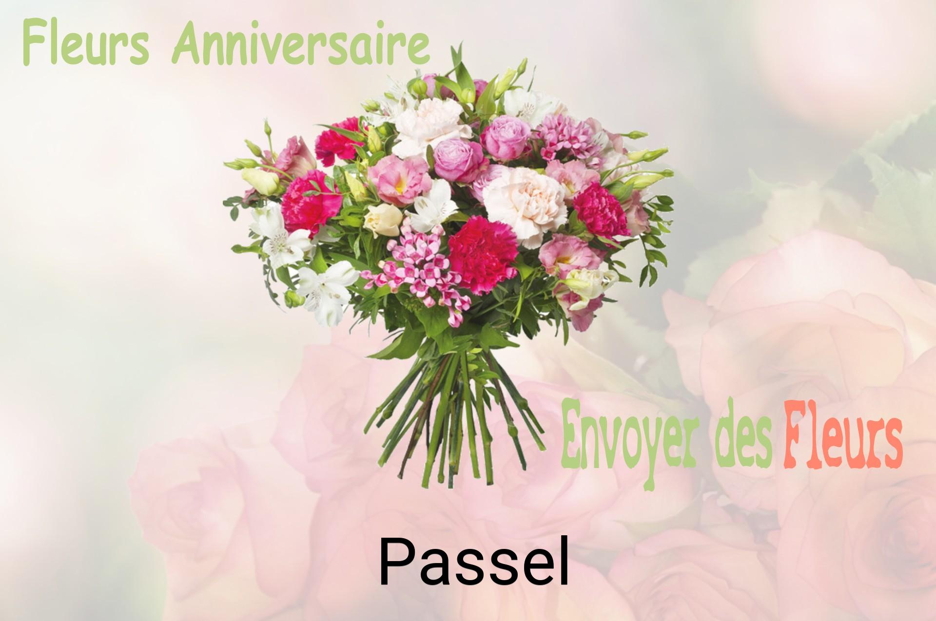 Bouquet de fleurs d’anniversaire livré à Passel